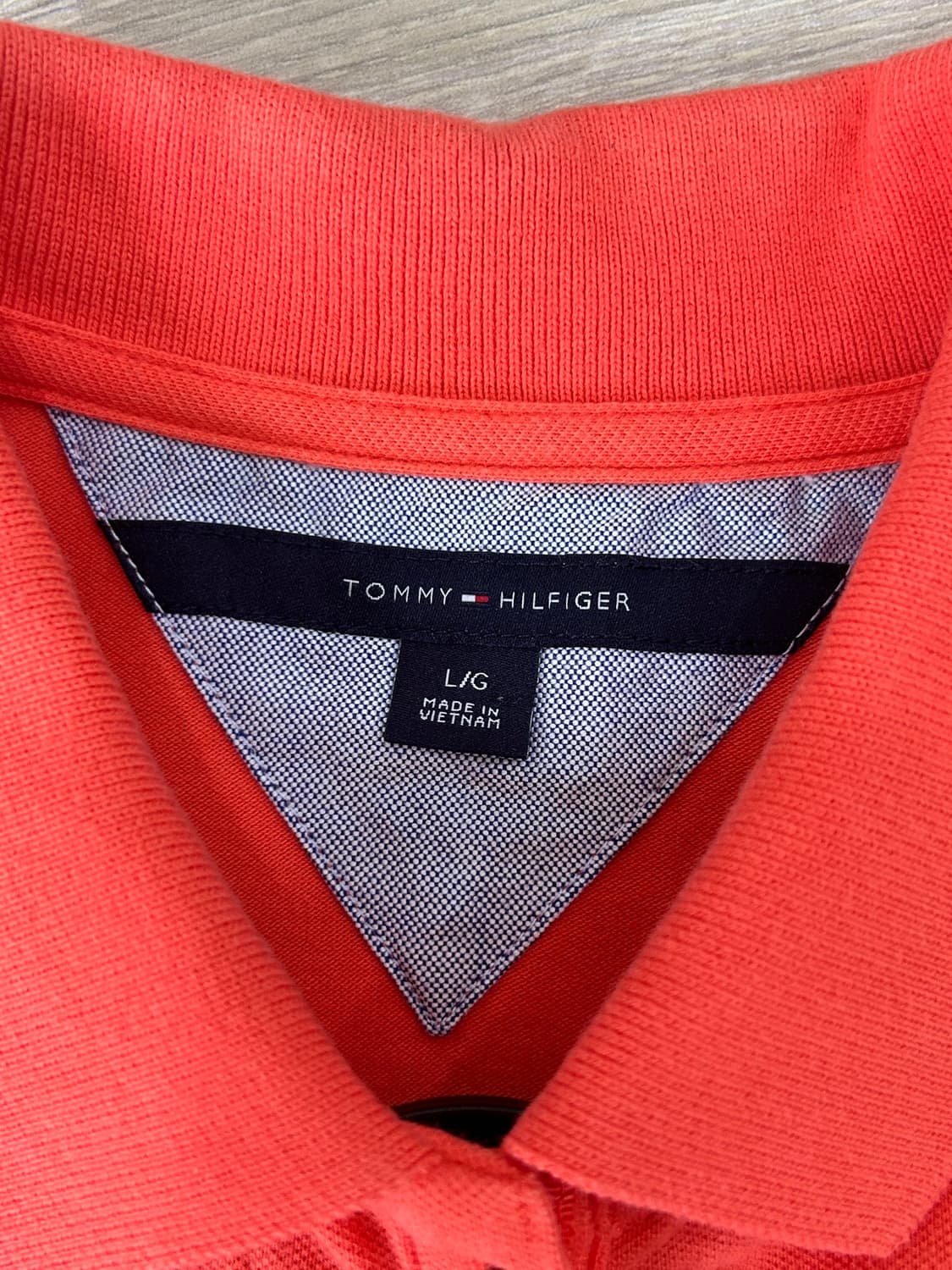타미힐피거 여성 반팔 카라티 코랄 피케티 상품이미지5