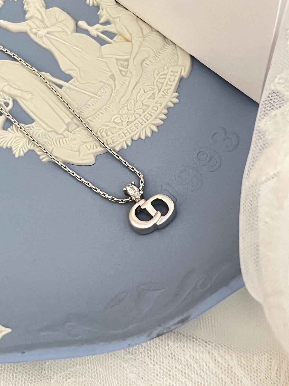 디올 CD 1 스톤 목걸이 / 정품감정. 케어 상품이미지3