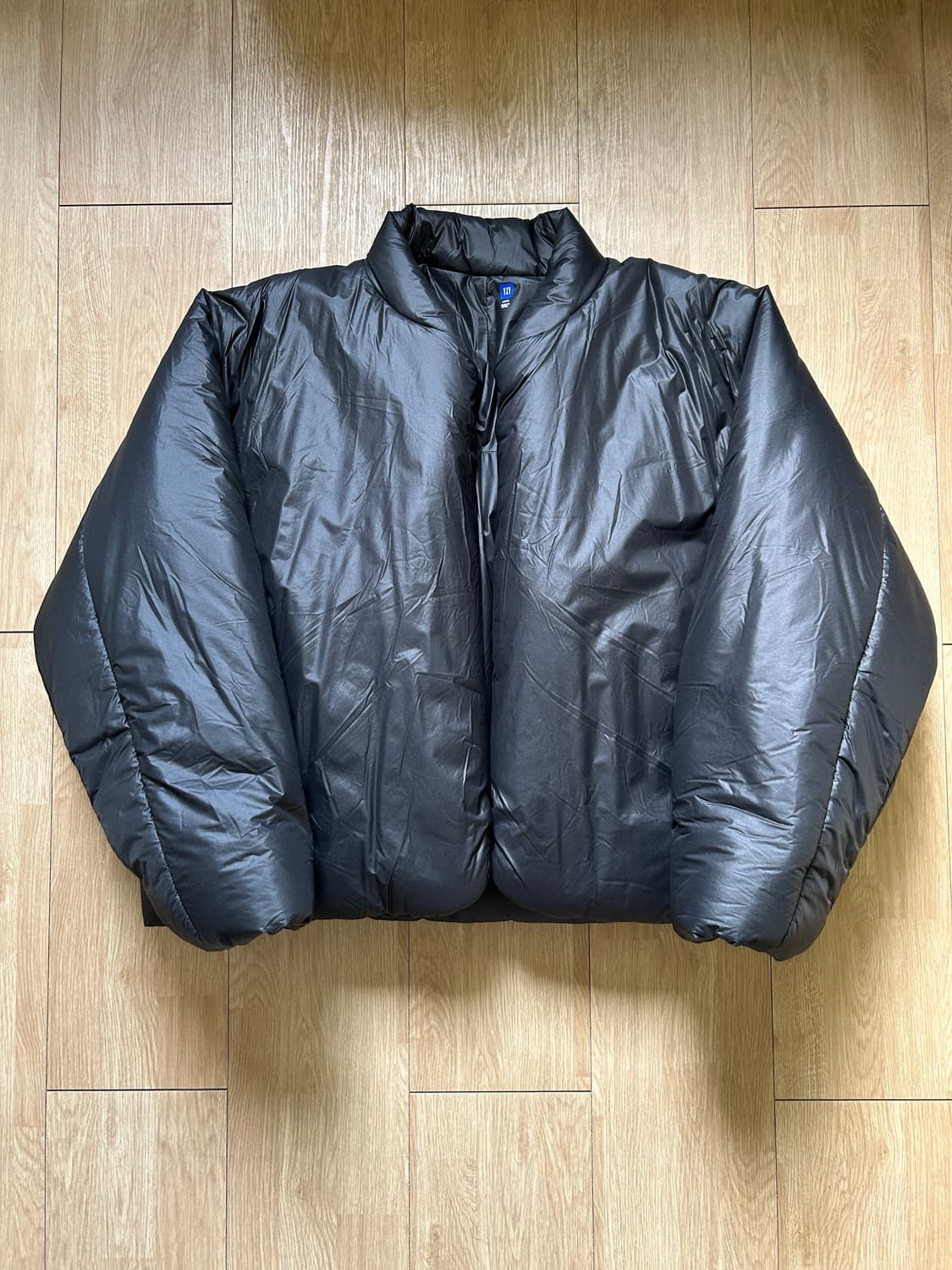 [L] 이지갭 엔지니어드 바이 발렌시아가 라운드 자켓 2 블랙 상품이미지1