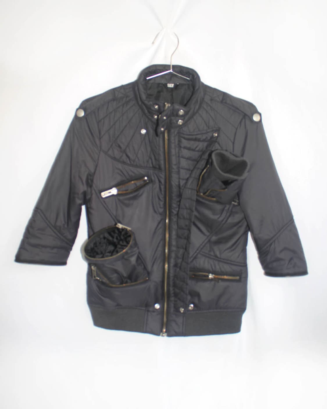 Rider panel tech multi-zip puffer jacket 상품이미지5