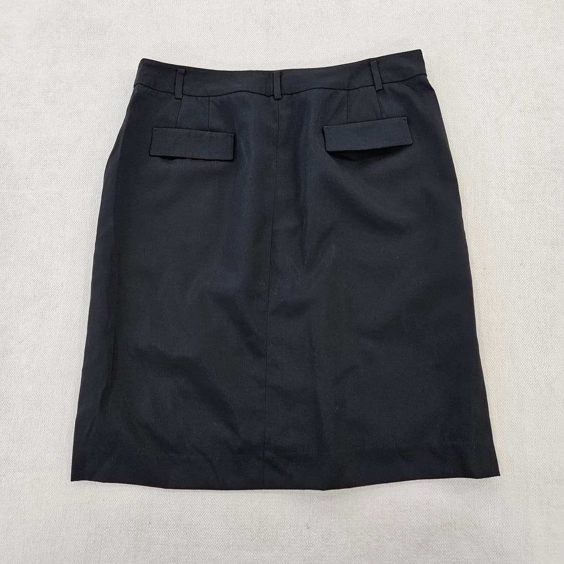 [실측확인] KOHO 구호 여성 블랙 H라인 스커트 치마 0115YH2 상품이미지5