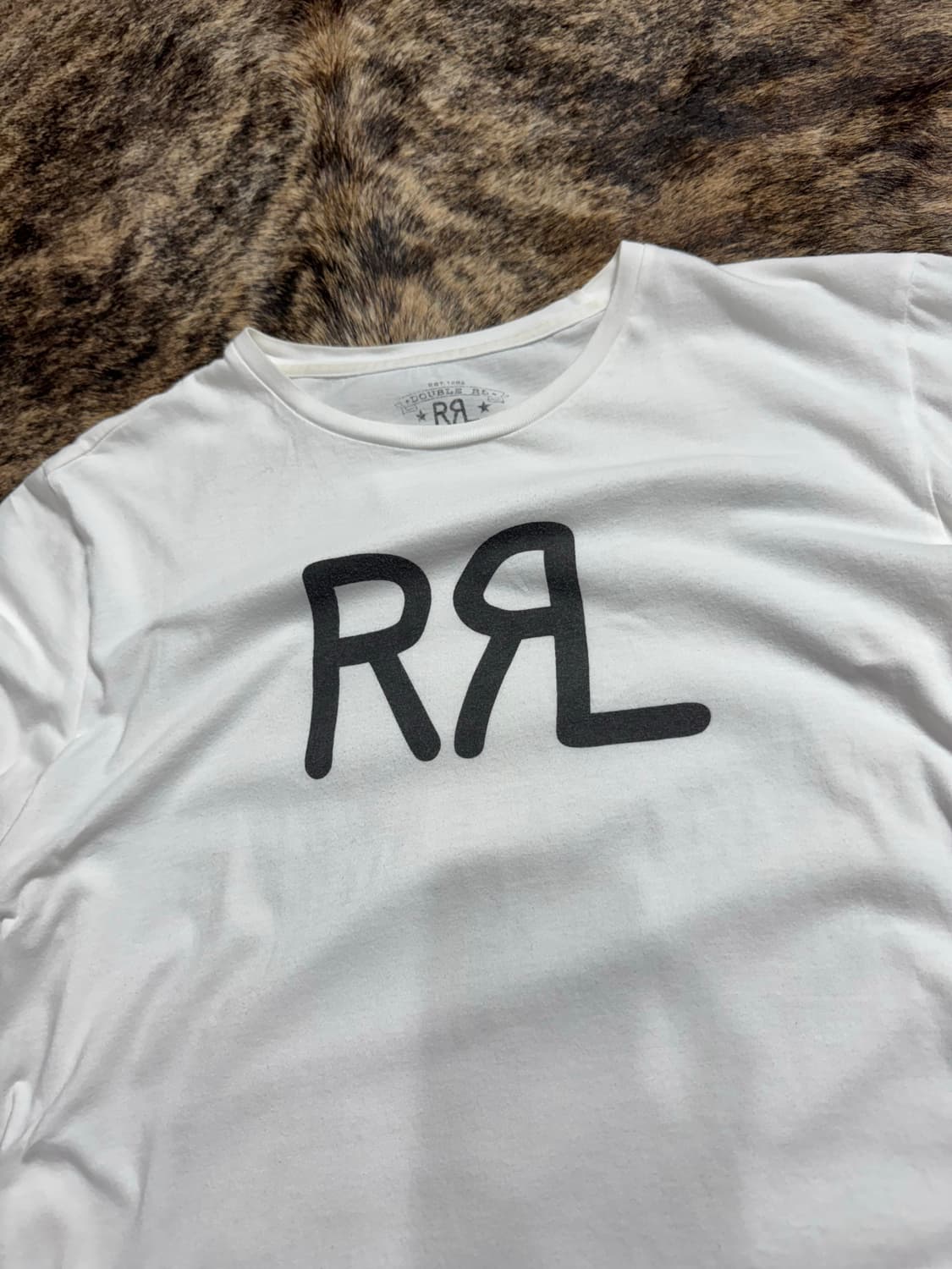RRL 더블알엘 로고 코튼 반팔 티셔츠 상품이미지3