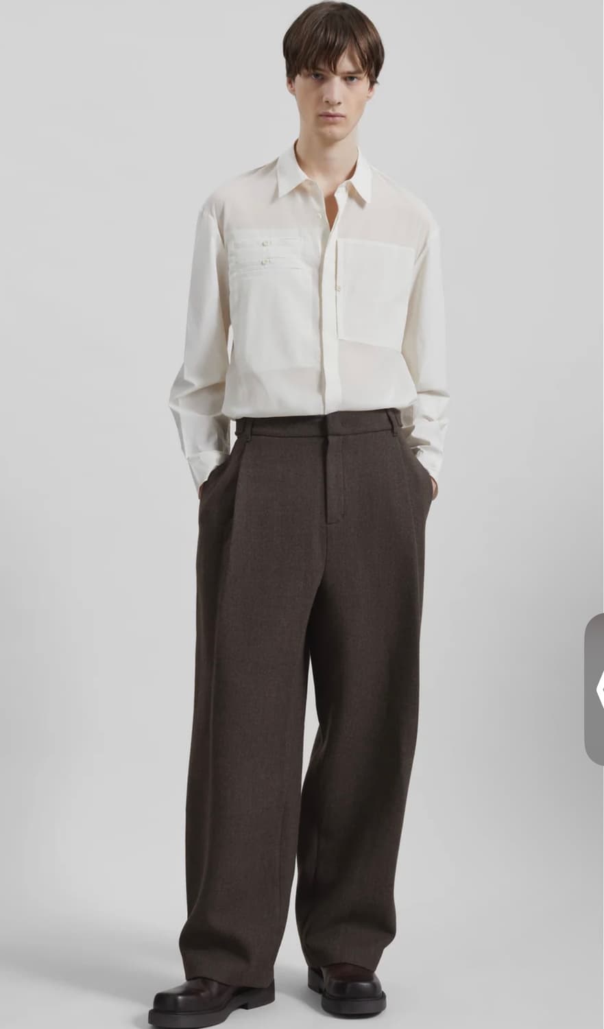 아모멘토 울 마틴 팬츠 L 상품이미지2