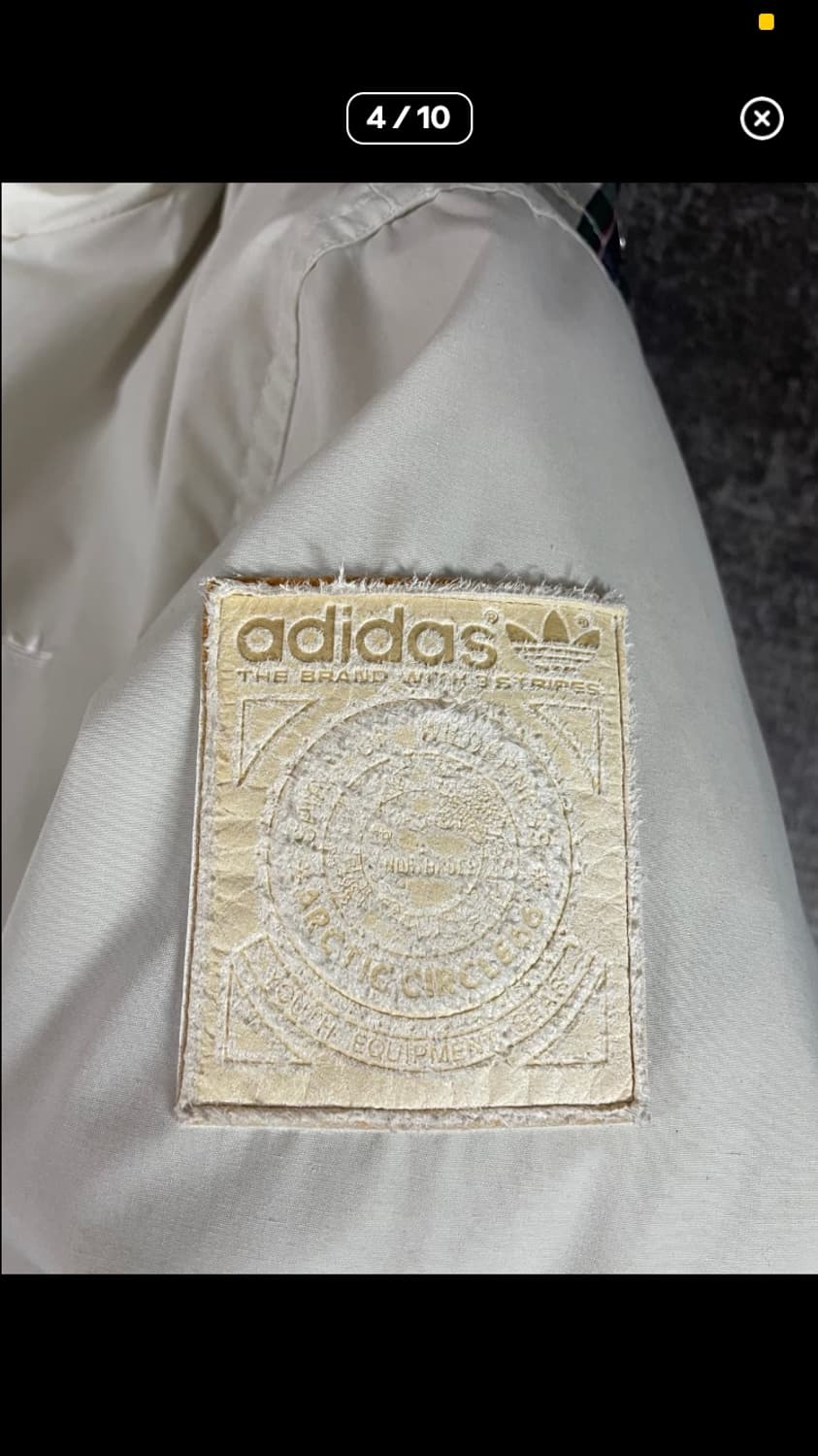 아디다스 덕다운 빈티지 패딩 자켓  상품이미지4