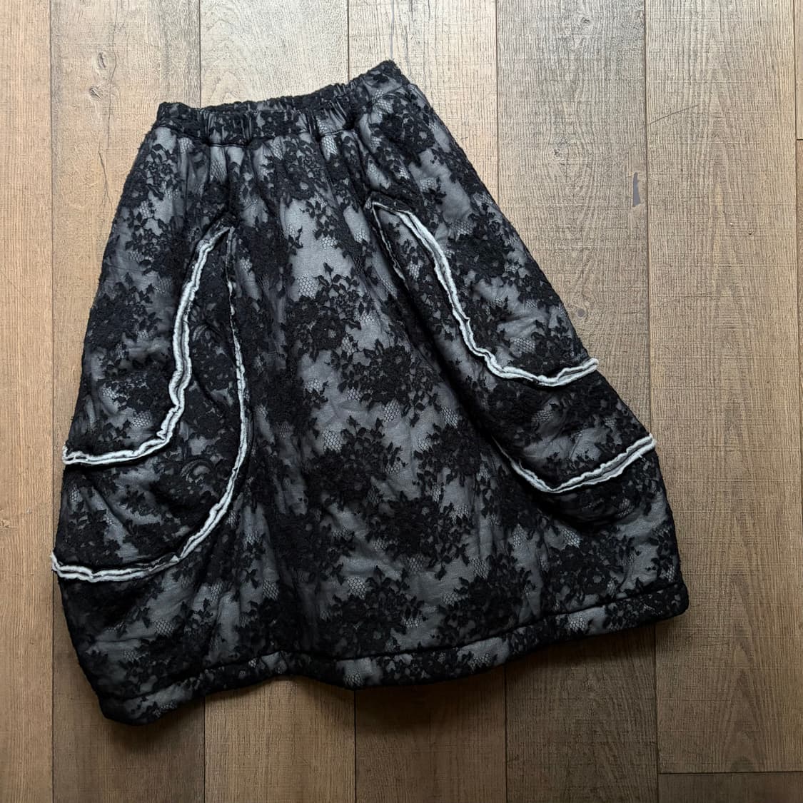 Transformed Floral Tulle Quilting Skirt 상품이미지2