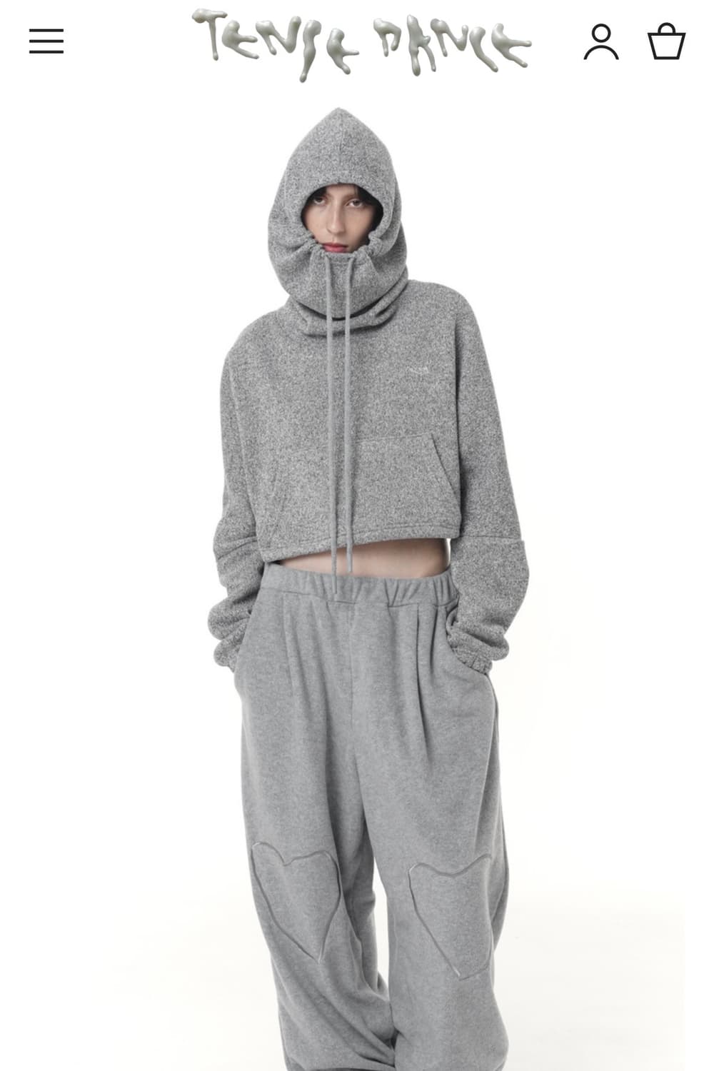 텐스댄스 Alien hoodie_grey 상품이미지5