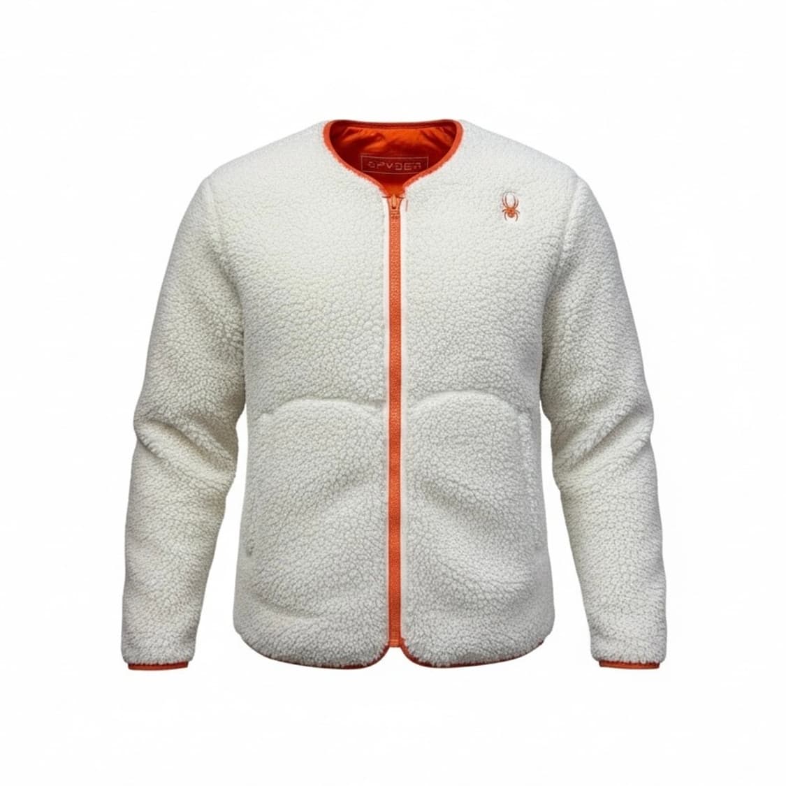 스파이더 오렌지 양면 퀼팅 플리스 자켓 상품이미지2