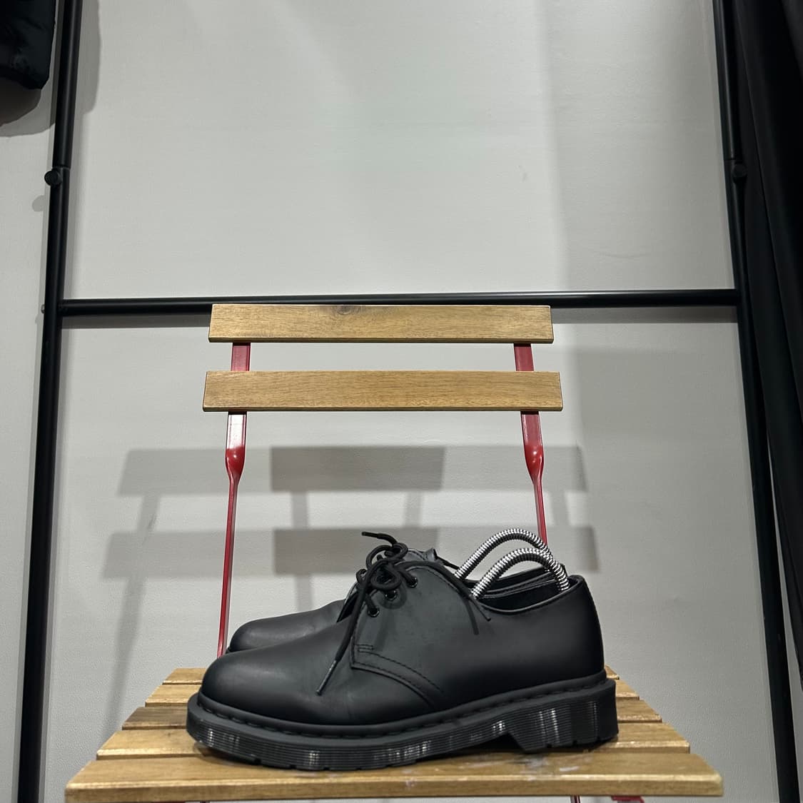 UK7) 닥터마틴 로퍼 남성 남자 구두 1461 모노 블랙 14345 상품이미지3