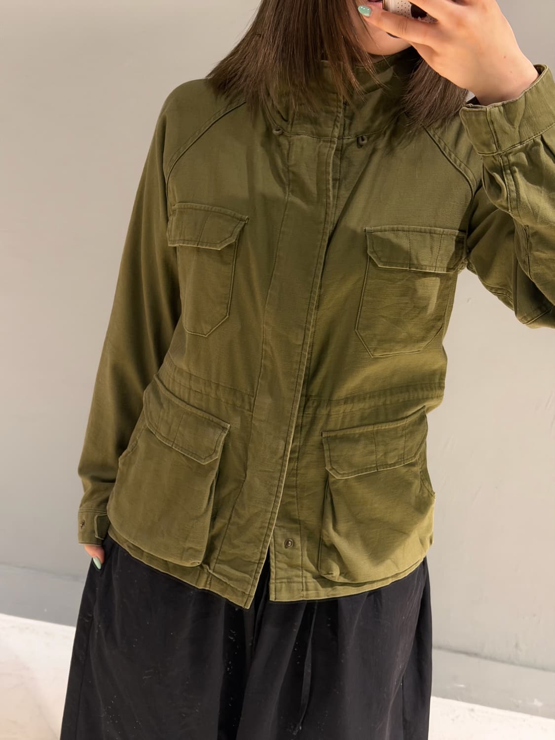 high-neck multi pocket field jacket 상품이미지3