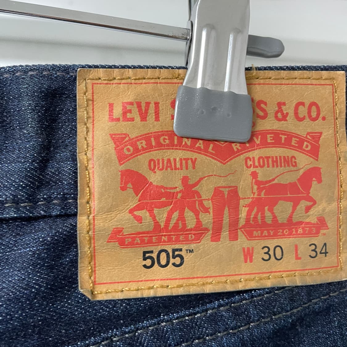 리바이스 505 데님 팬츠 W30 L34 상품이미지4