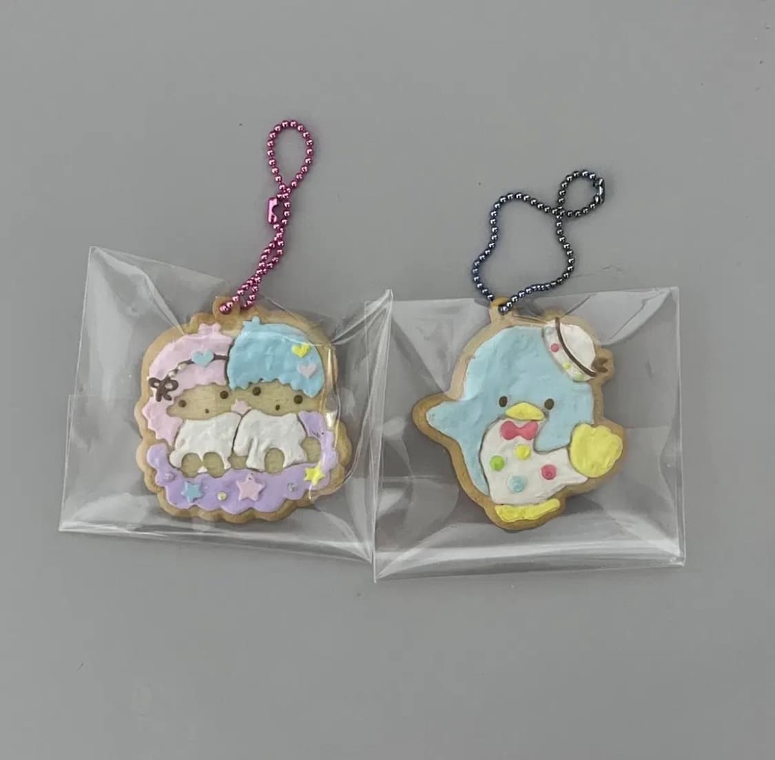 산리오 고전 쿠키 키링 리틀트윈스타 턱시도샘 일괄 상품이미지2