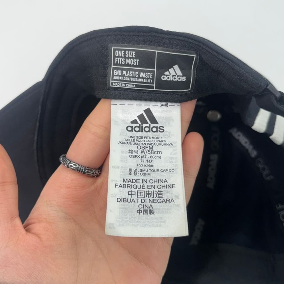 ADIDAS 골프 기능성 볼캡 블랙 상품이미지5