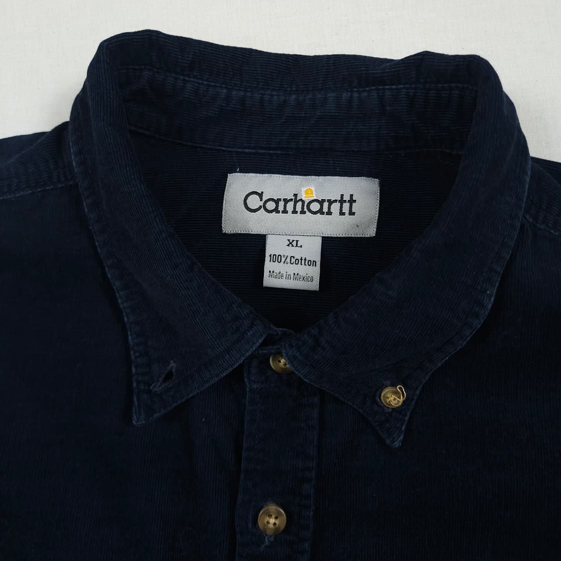 2XL(110) 칼하트 리워크 코듀로이셔츠 네이비 상품이미지4