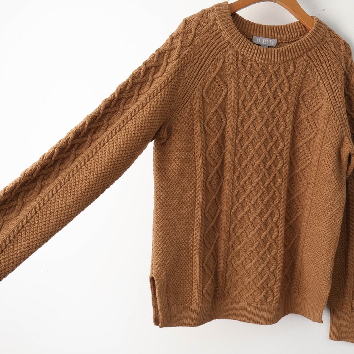 55/새상품 제이크루 코튼 케이블 니트 상품이미지4