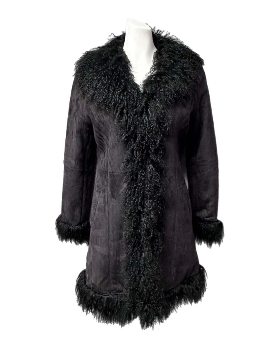 티벳램 퍼 무스탕코트 상품이미지1