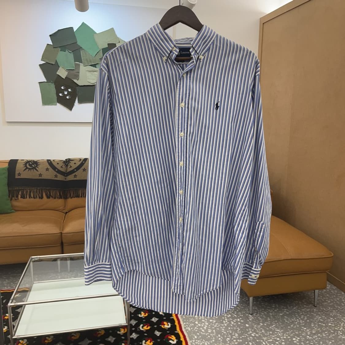 폴로 랄프로렌 캐주얼 베이직 스트라이프 셔츠 110 C06947 상품이미지3