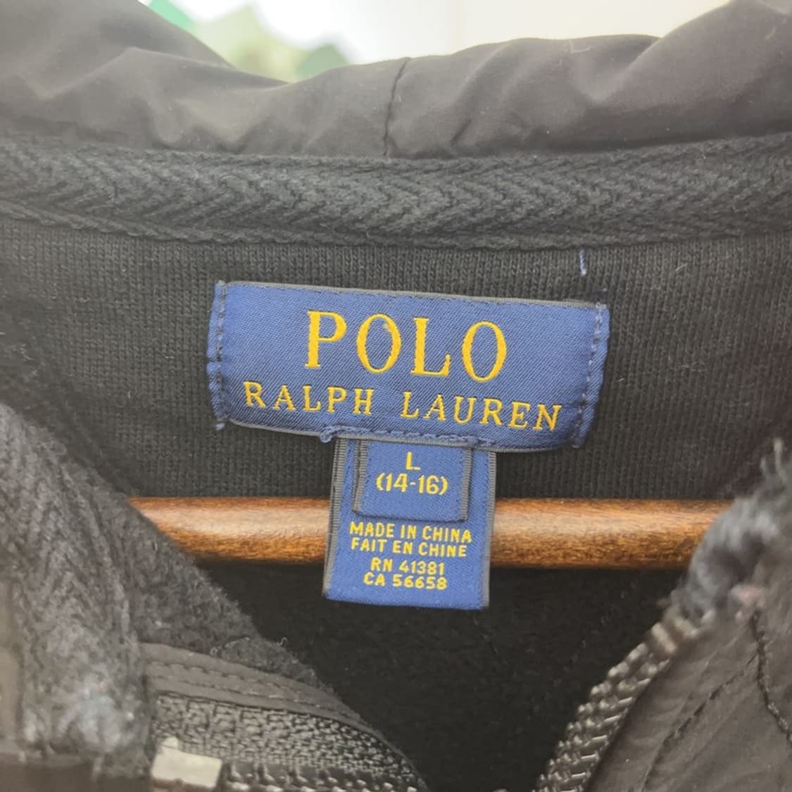 폴로 랄프로렌 올드스쿨 빈티지 레트로 퀄팅 기모 후드집업 L C07537 상품이미지5