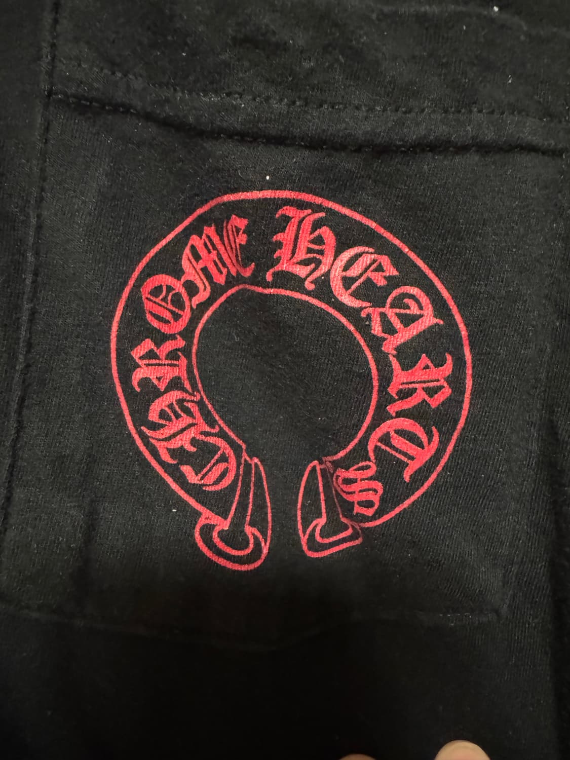 (M) 크롬하츠 레드 홀스슈 롱슬리브 상품이미지2