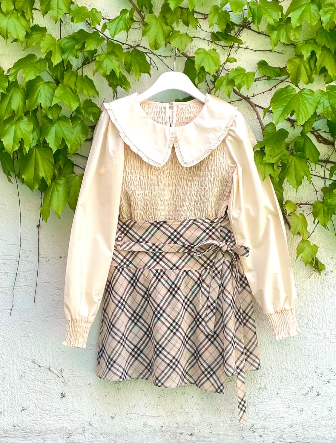 버버리 노바체크 리본 랩 미니 스커트 (민트급 컨디션) 상품이미지8