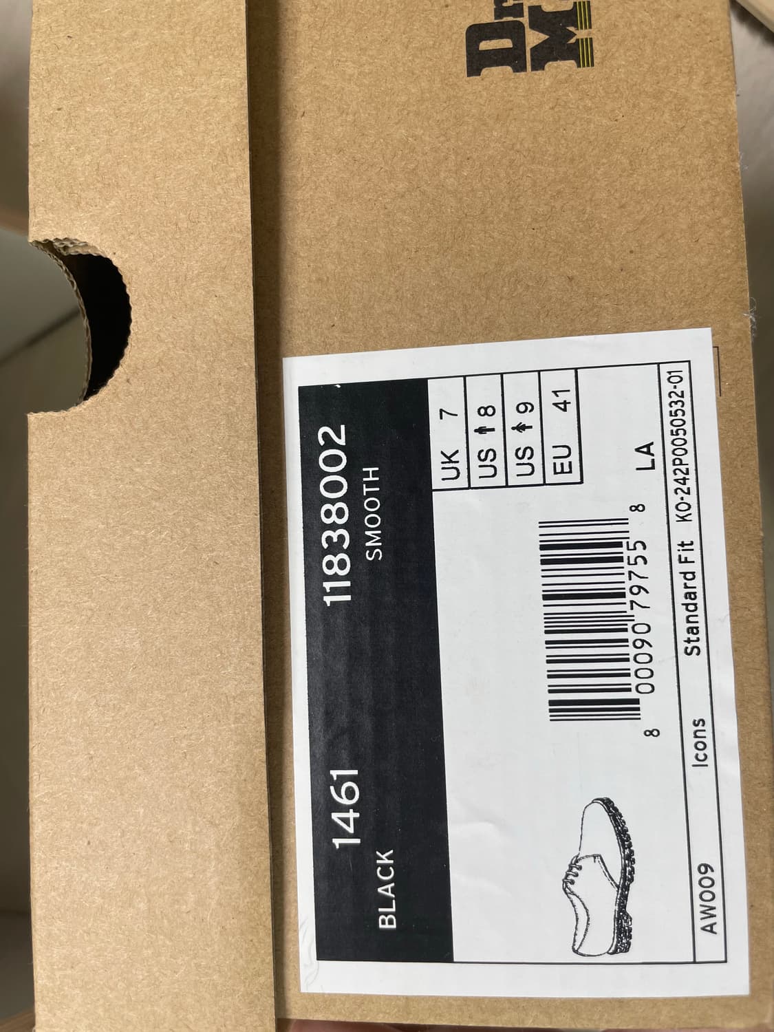 닥터마틴 1461 스무스 260 uk7 상품이미지7