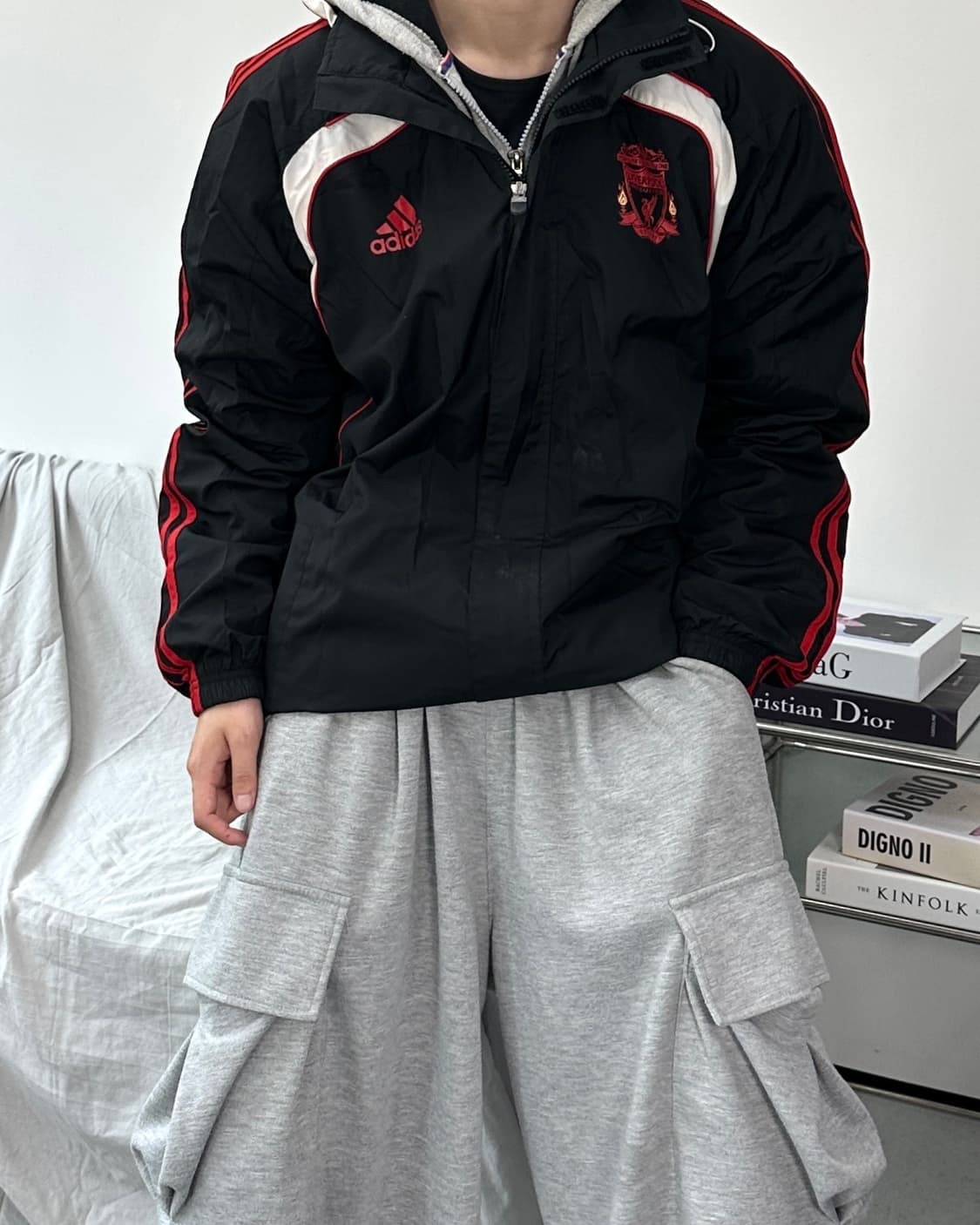 아디다스 10-11 리버풀 빅로고 바람막이 L 상품이미지2