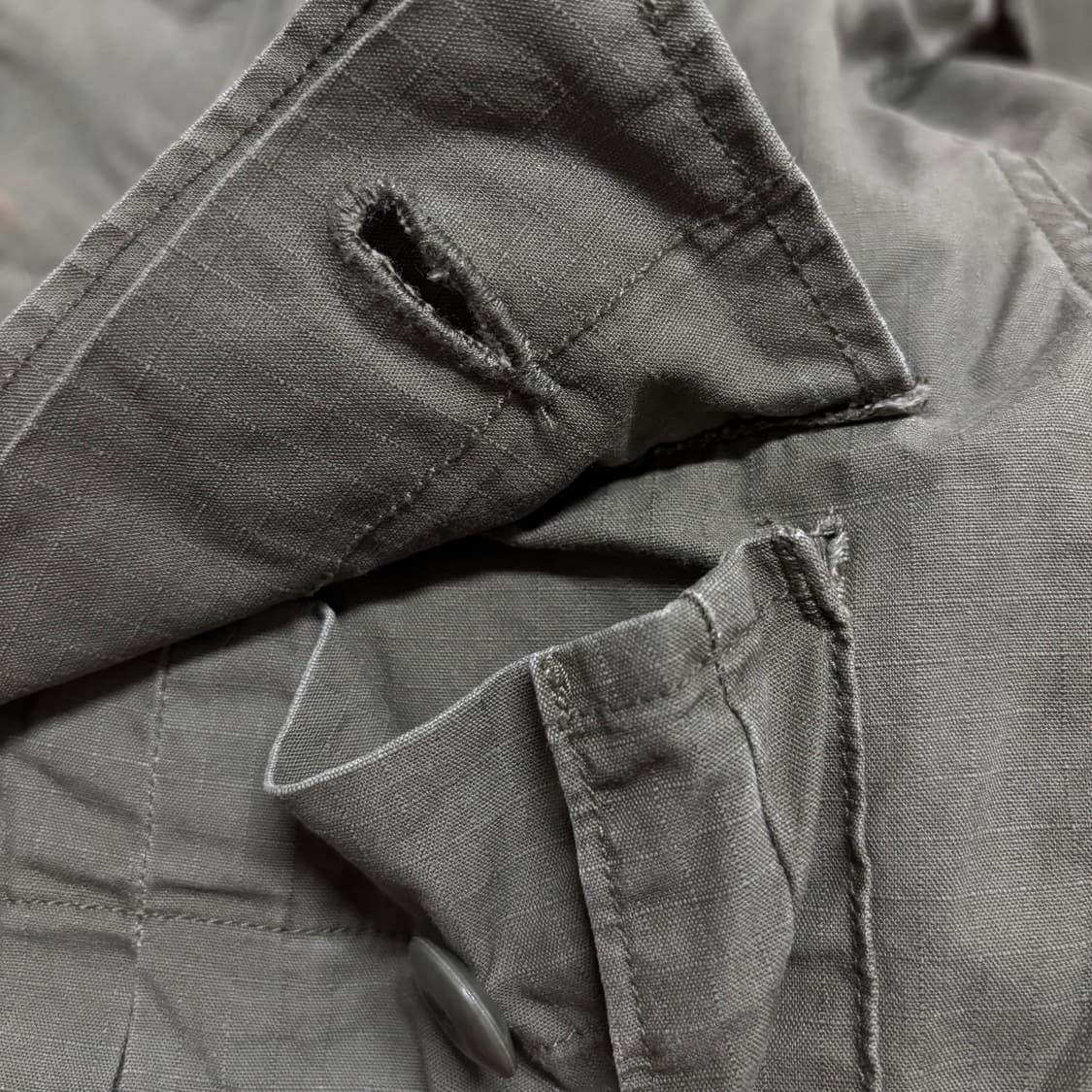 와코마리아 bdu 퍼티그 립스탑 밀리터리 자켓 xl 상품이미지10