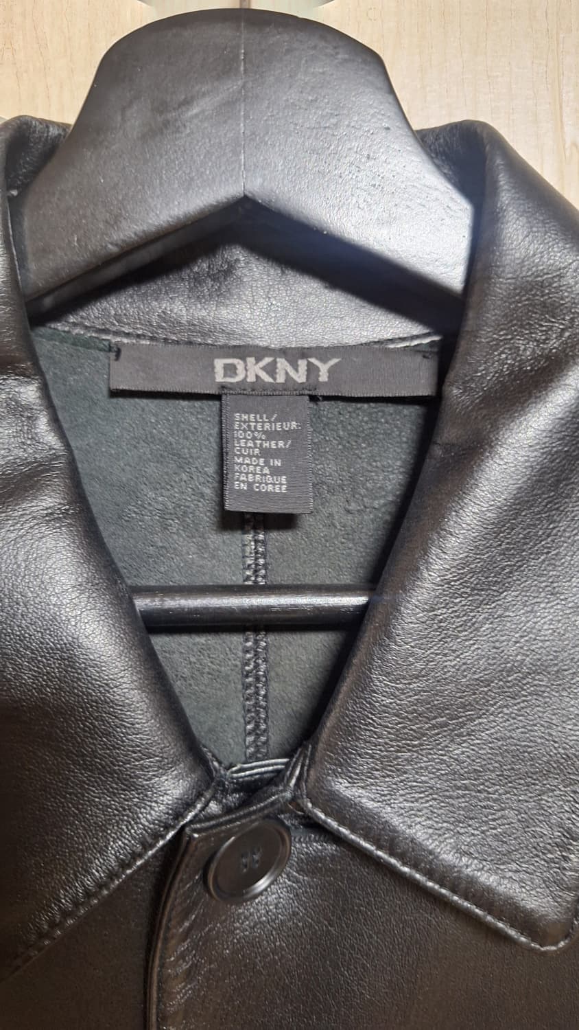 DKNY 램스킨 레더 카코트 상품이미지3