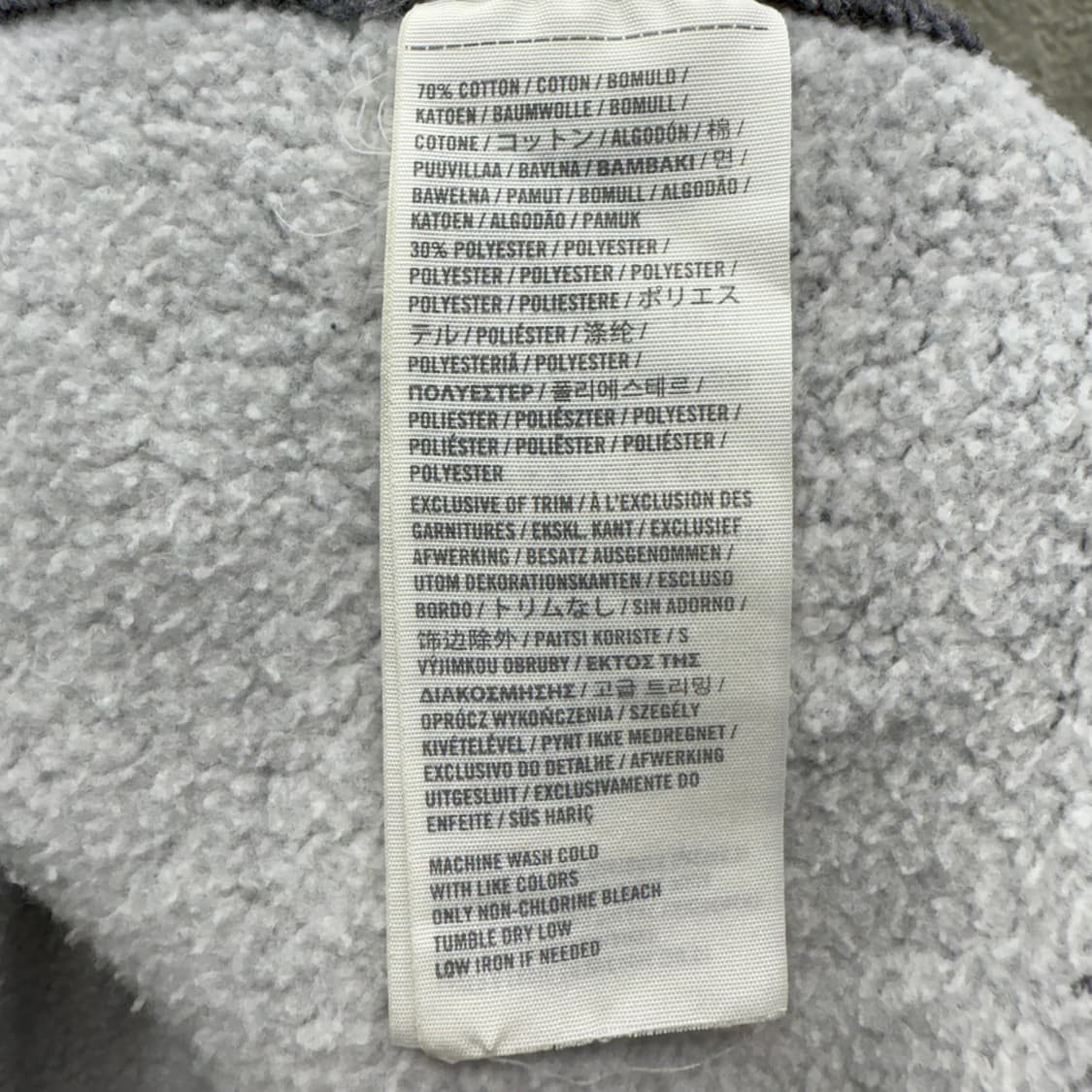 [XXL] 아베크롬비 그레이 후드집업 상품이미지6