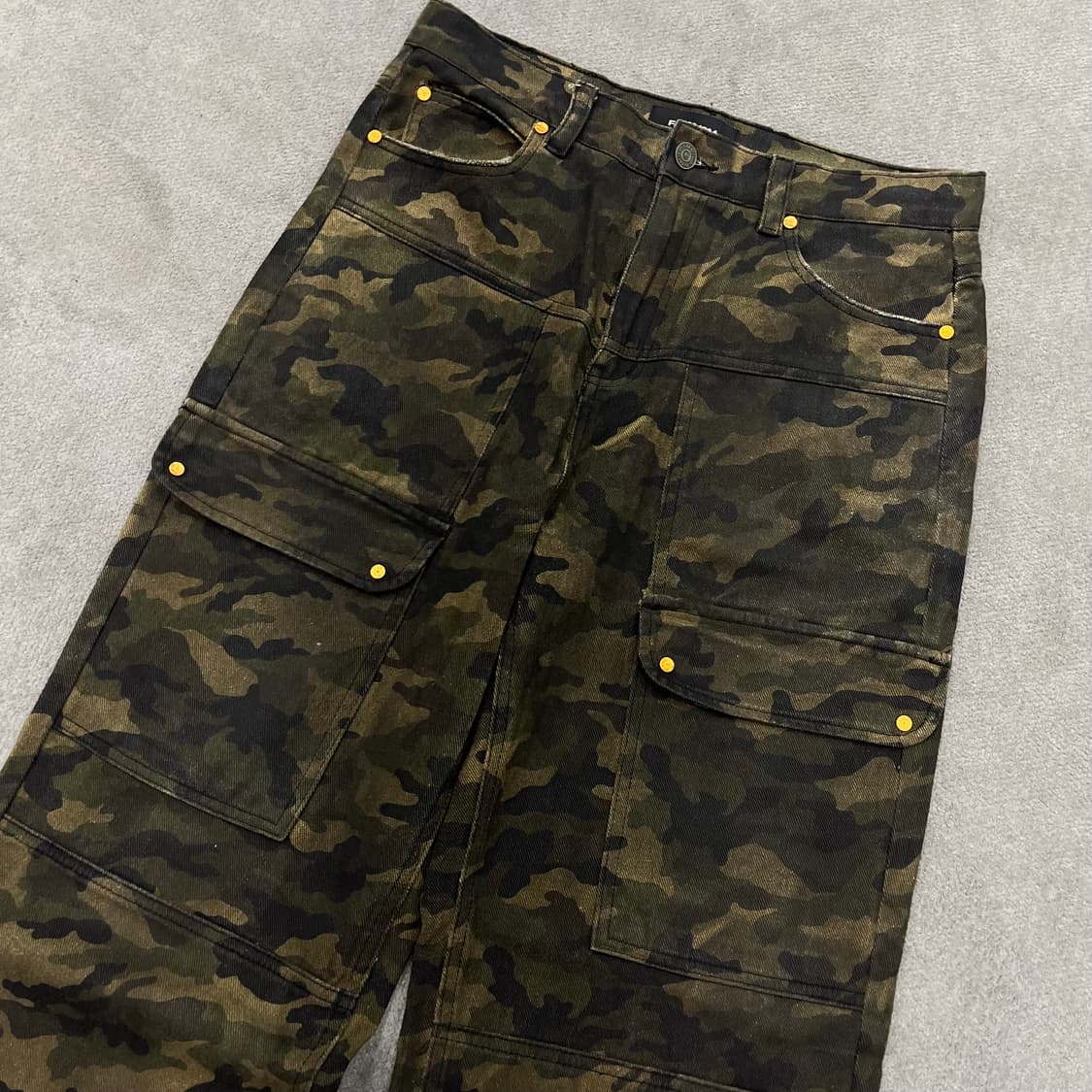 46 페이탈리즘 밀리터리 카모 바지 상품이미지2