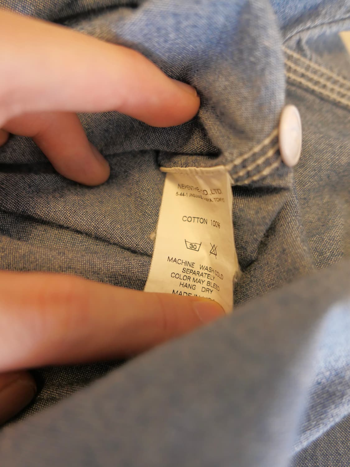 엔지니어드 가먼츠 데님 셔츠 상품이미지5