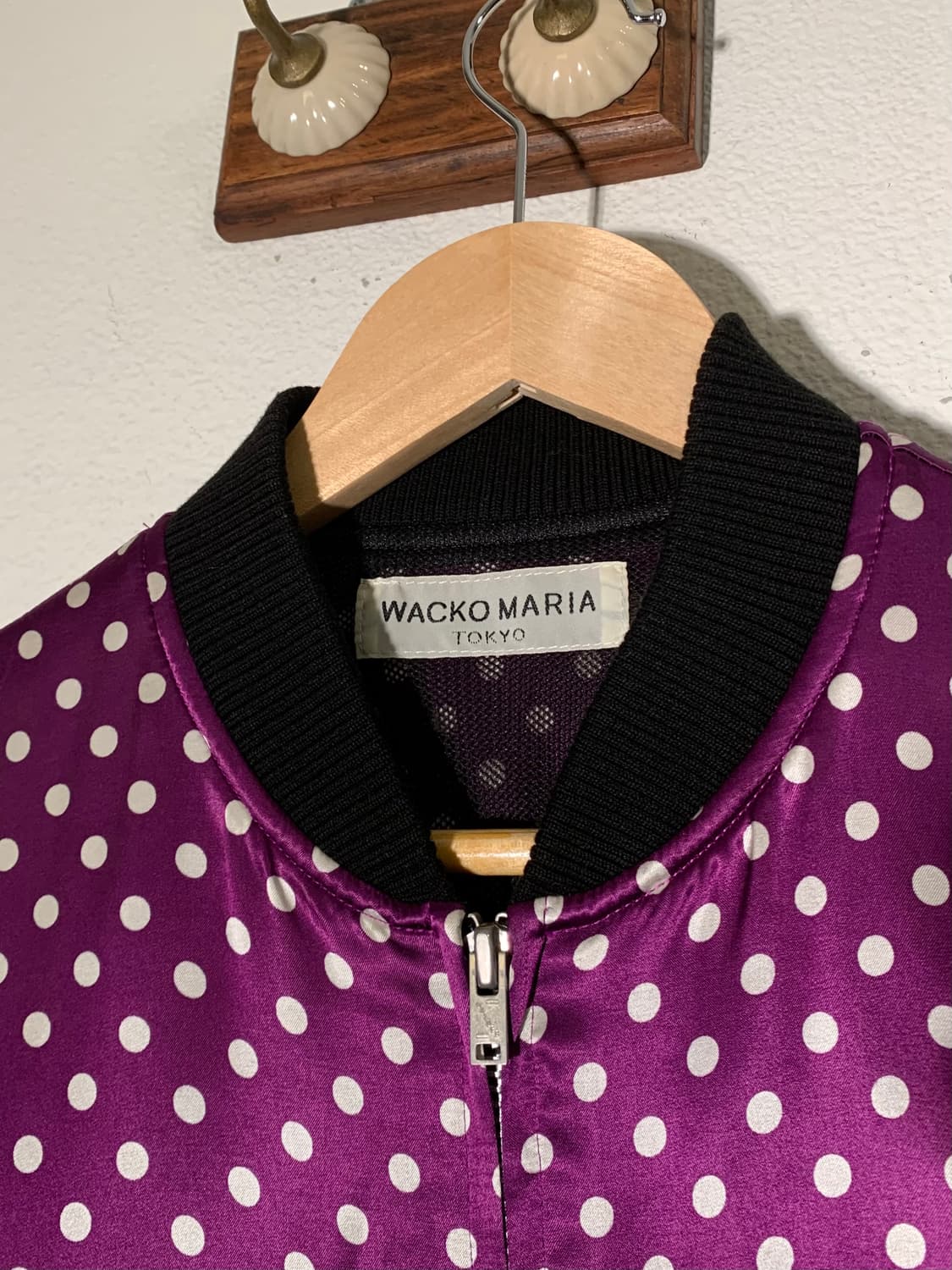 와코마리아 퍼플 폴카 도트 져지 상품이미지2