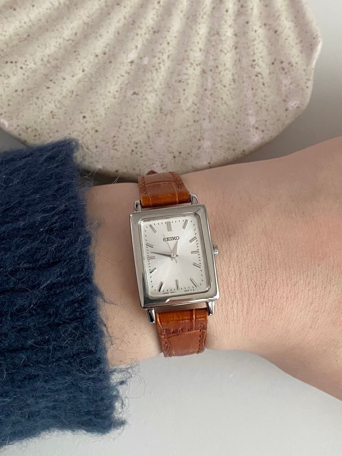 Seiko 세이코 스퀘어 실버 쿼츠 상품이미지10