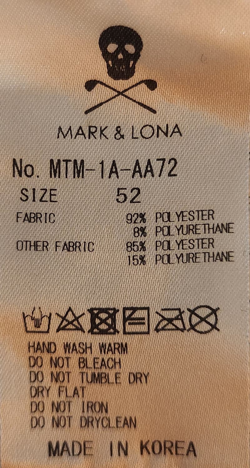 마크앤로나냉감 골프티셔츠 52 (100-105) 상품이미지3