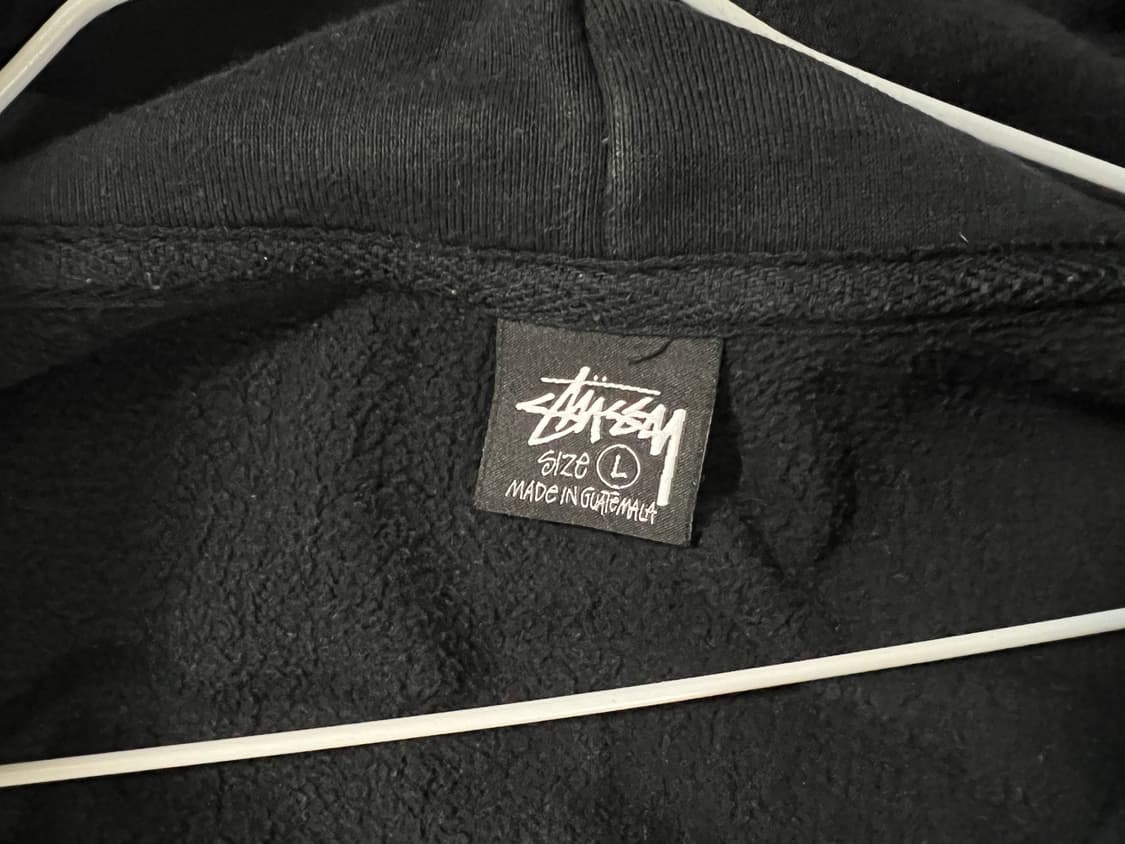 L) 스투시 베이식 후드집업 블랙 2023 상품이미지4