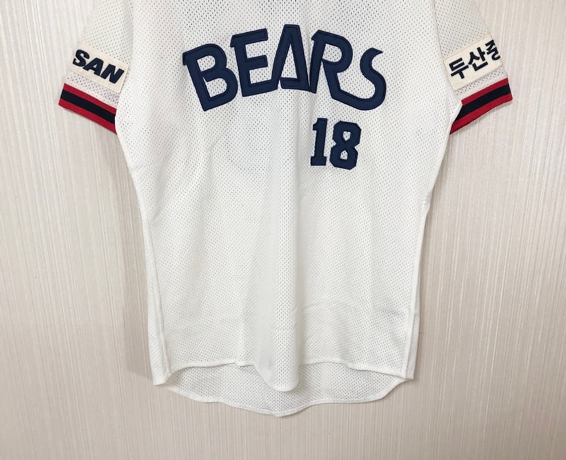 KBO 위팬 두산베어스 올드 홈유니폼/져지 95 #18 김동주 상품이미지4