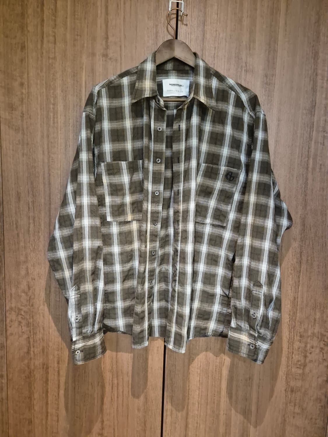 노매뉴얼 CHECK SHIRT - BROWN 상품이미지1