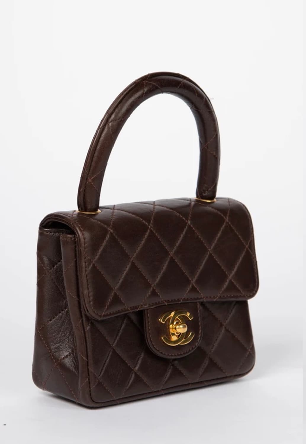 희귀) 1994샤넬 클래식 미니 탑핸들백 정품 상품이미지2