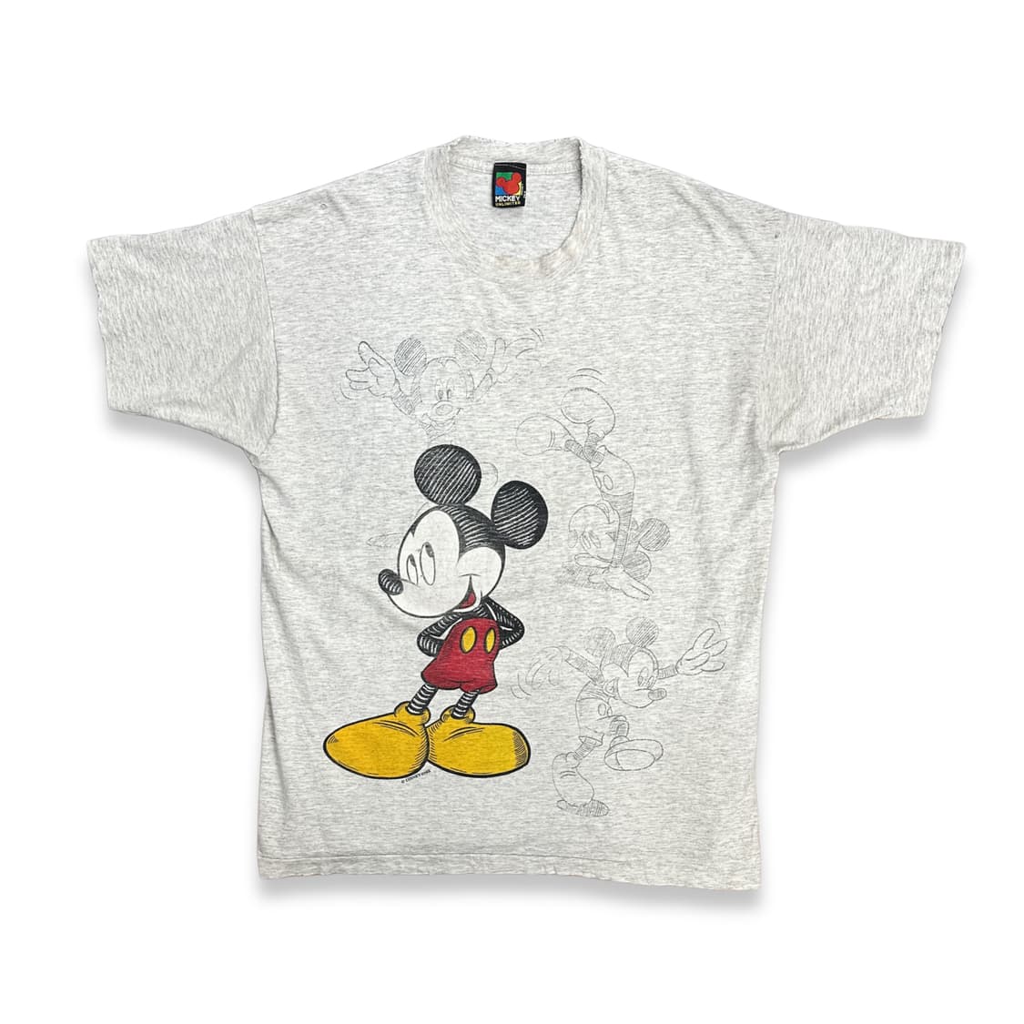 90s 미키마우스 티셔츠 L 상품이미지1