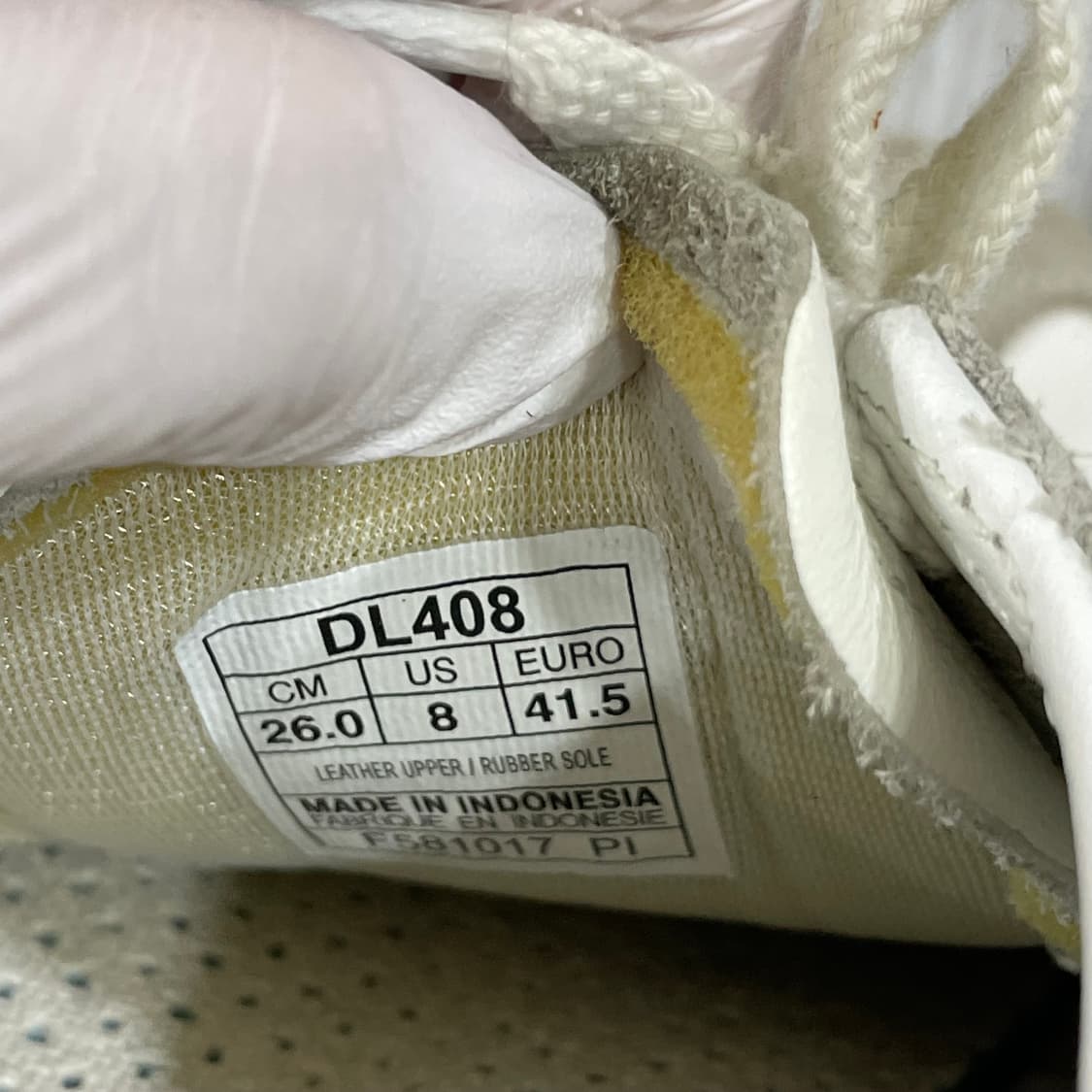 664) 오니츠카 타이거 멕시코 66 화이트 스니커즈 260mm 상품이미지9