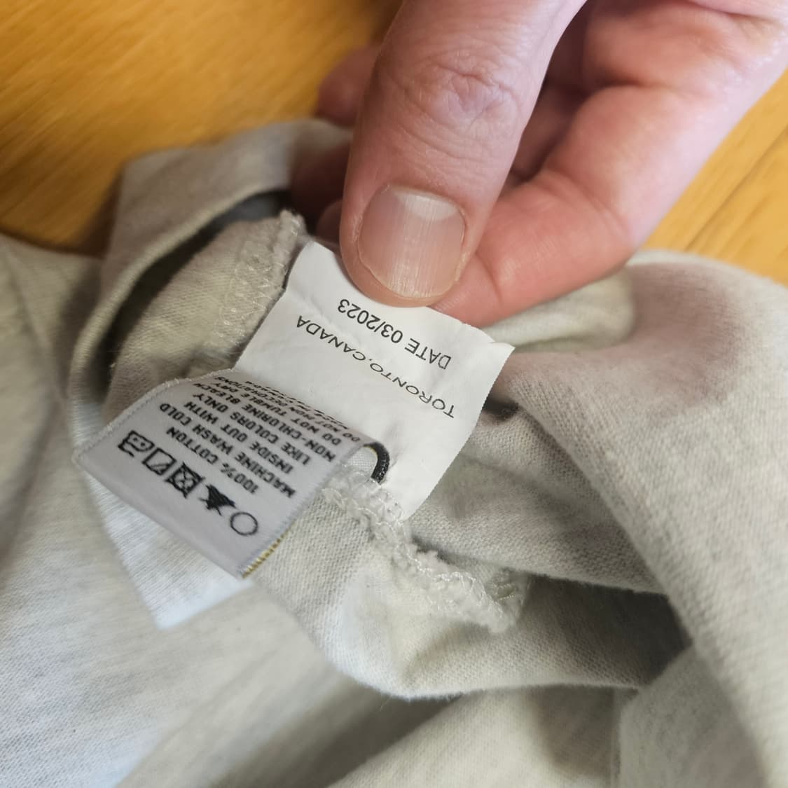 에임레온도르 NY 멜란지 반팔 XL 상품이미지5