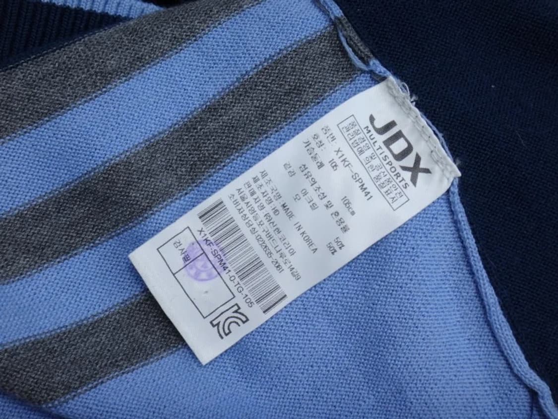 (XL/105) JDX 골프 남성 모직 반집업 니트 상품이미지7