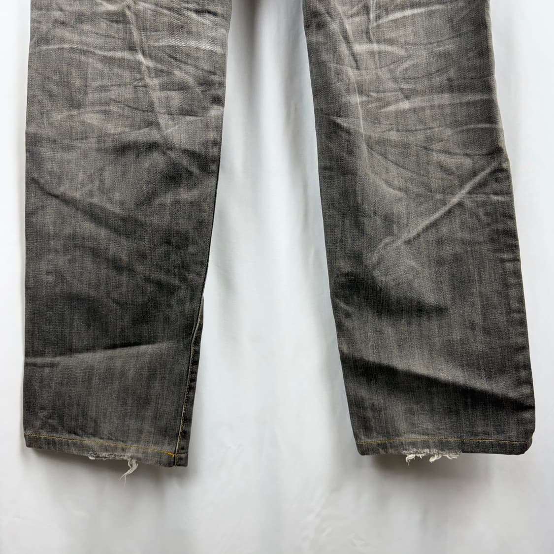 (F) SOLAR Jeans 스트레이트 핏 데미지 데님 팬츠 상품이미지5