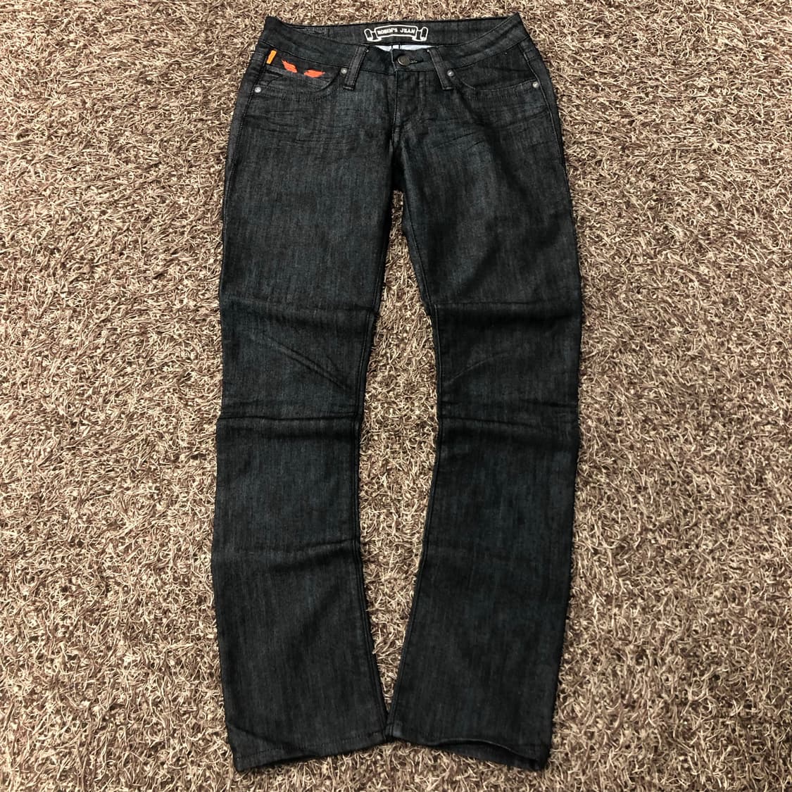 로빈스진 블랙 워싱 데님 팬츠 상품이미지3