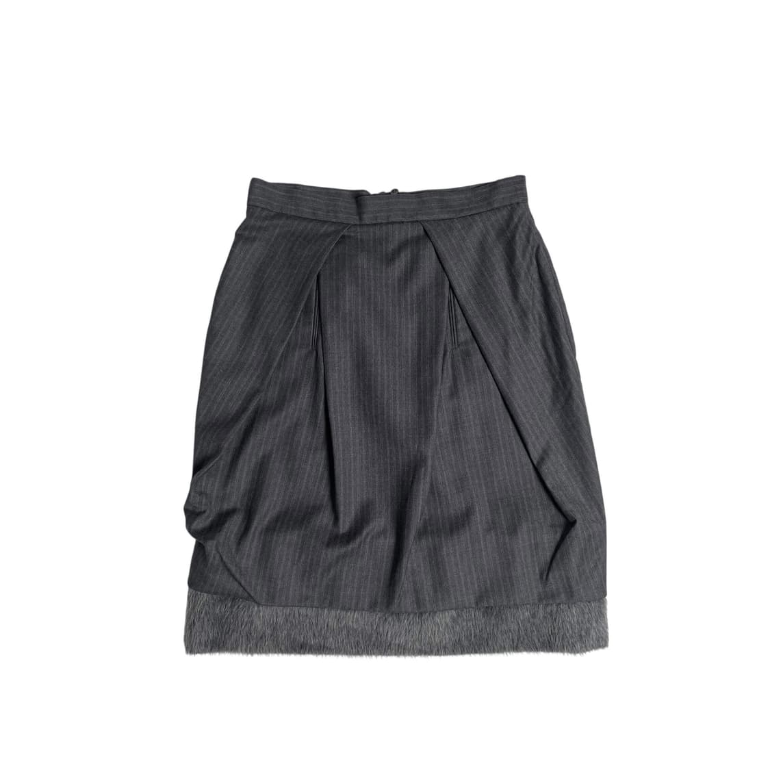 Cividini 퍼 레이어드 스커트 (italy)   상품이미지1