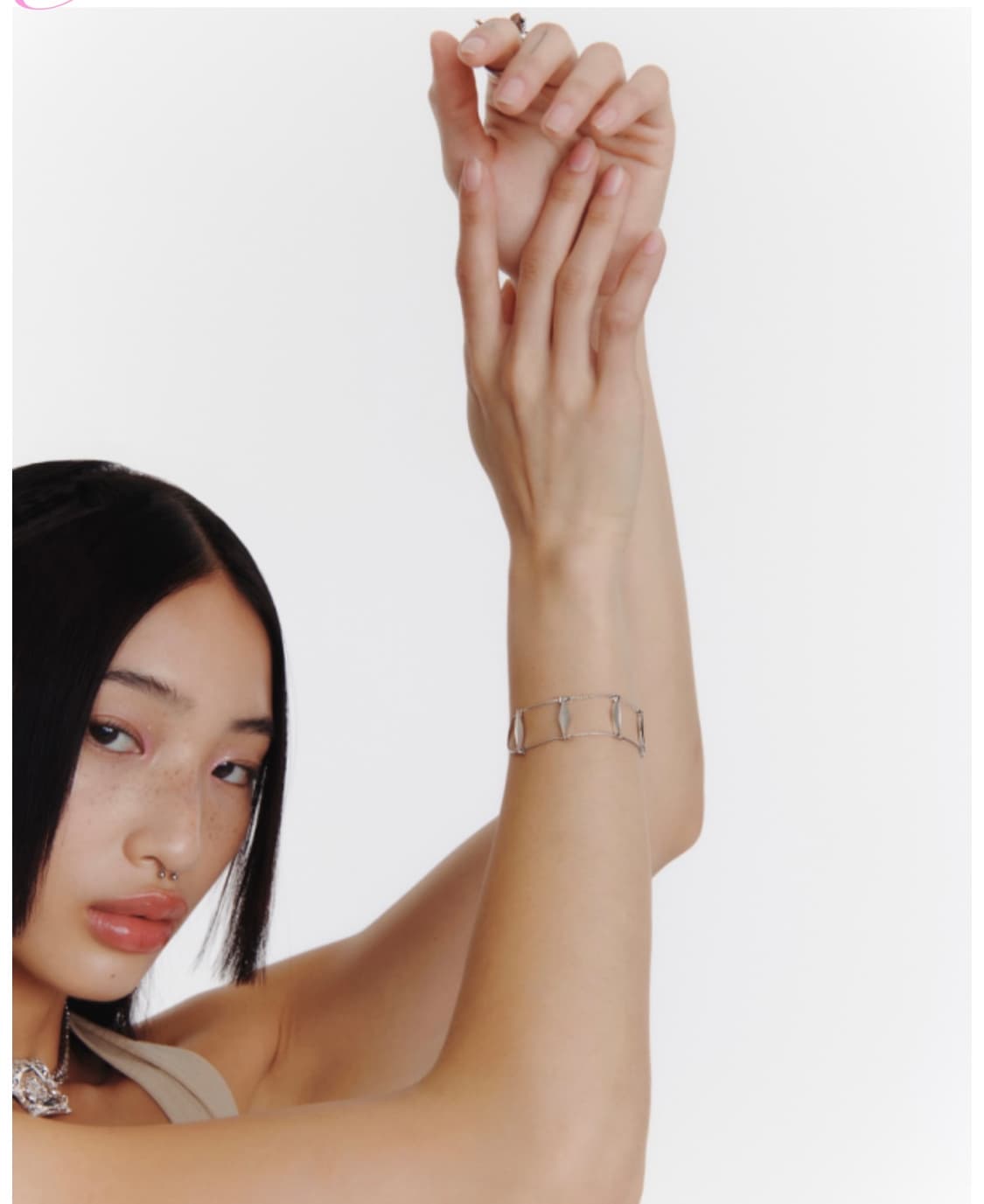 EVERYBIRTHDAY-Mesh bar bracelet 상품이미지1