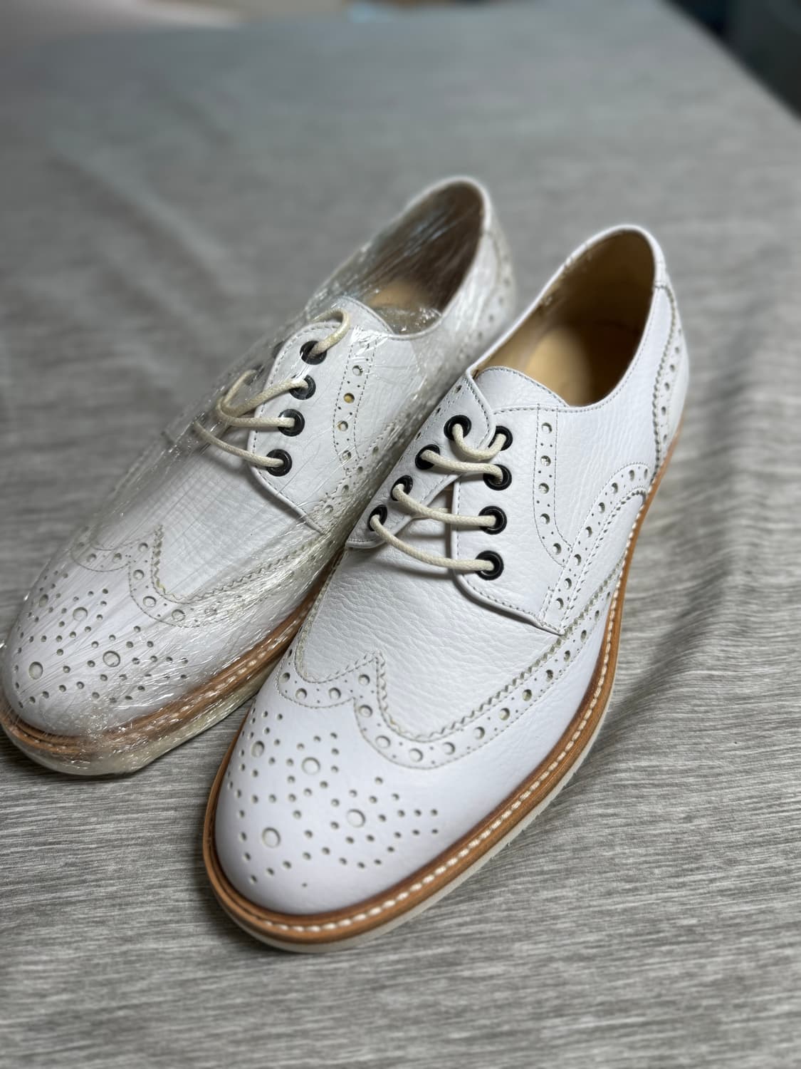 Barneys New York 화이트 윙팁 260 상품이미지3