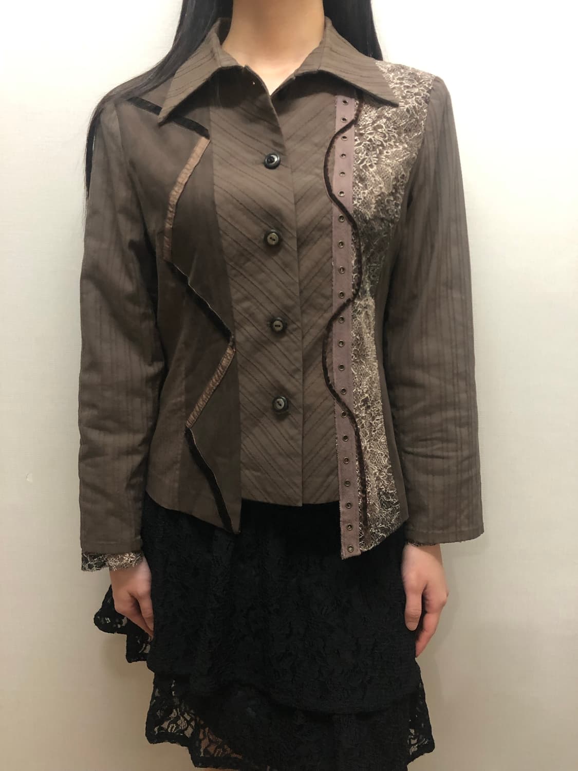 빈티지 브라운 오리엔탈 자켓 상품이미지5