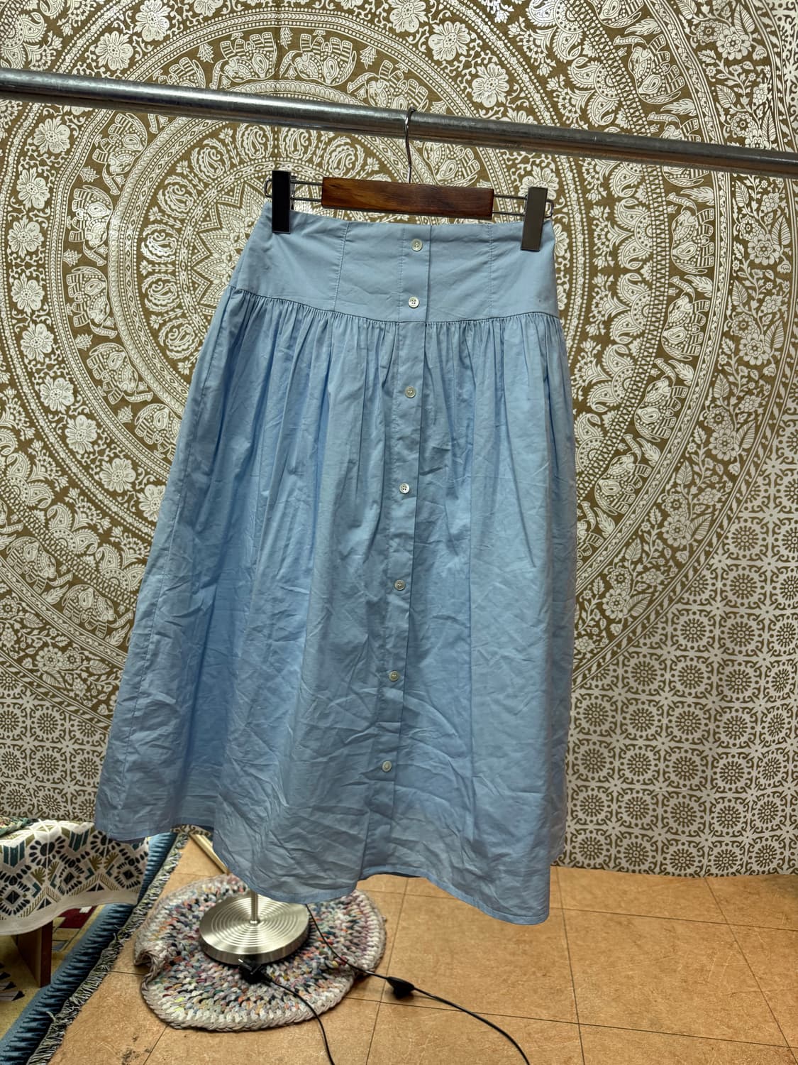 빈티지 여성 단추 스커트 (Z1044) 상품이미지3