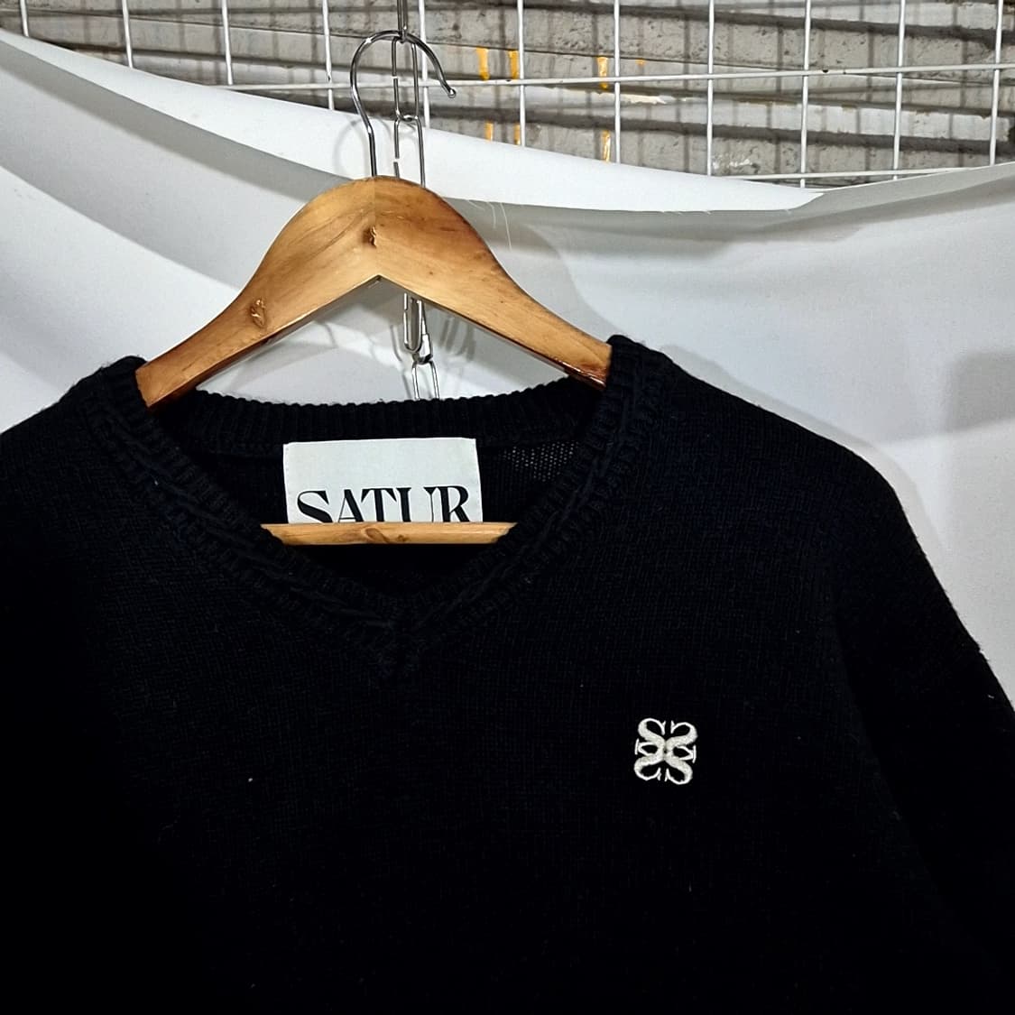 세터 더블린 언발란스 캐시미어 블렌드 니트 상품이미지2