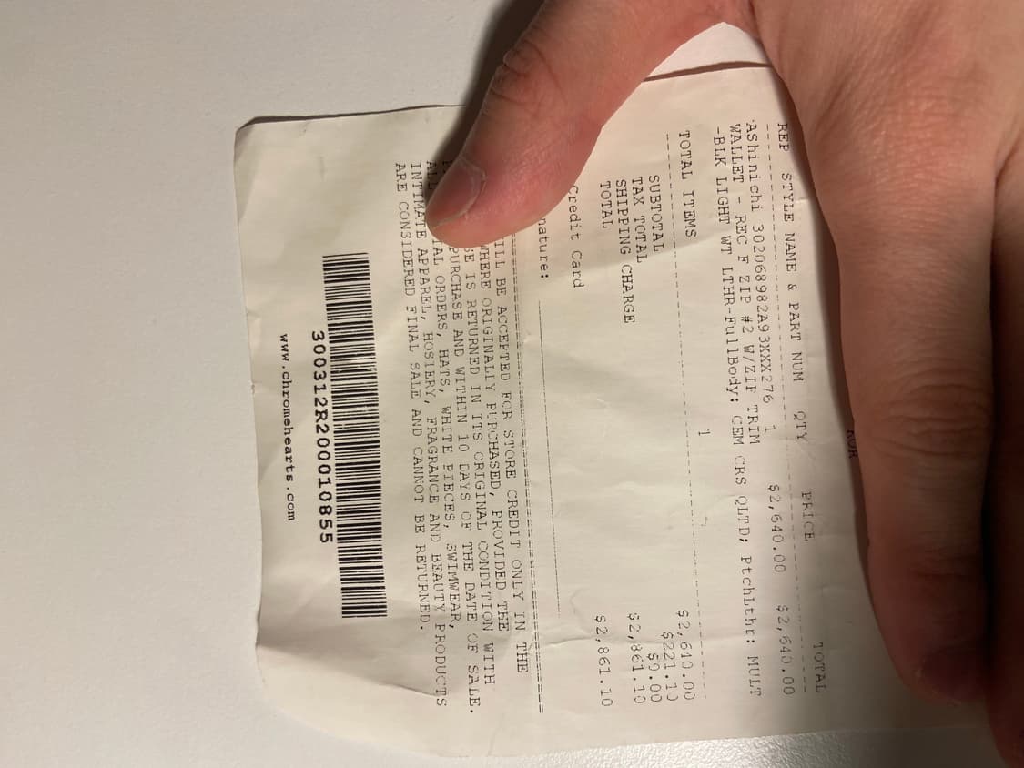 크롬하츠 vic 한정 멀티패치 장지갑 (인보이스 포함) 상품이미지10